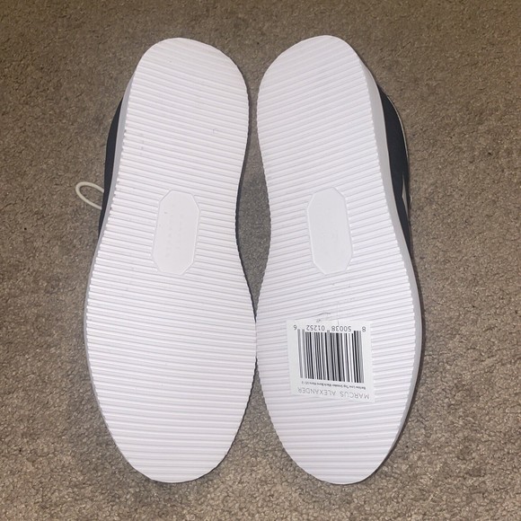 Marcus Alexander Men's Black and Cream Sneakers - Picture 7 of 8